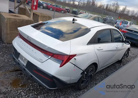 2025 Hyundai Elantra Hybrid Limited из США, поврежденный, VIN KMHLN4DJ7SU126906